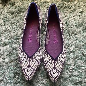 Rothys Wisteria points sz 9 NEW